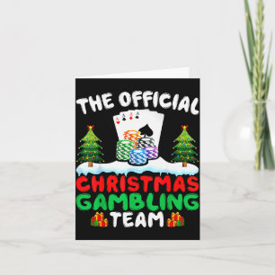 Xmas-Glücksspielteam - Lustiges Glücksspiel Glücks Karte