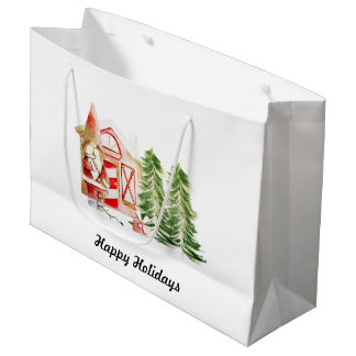 XMAS Gnome-Design 2 Große Geschenktüte