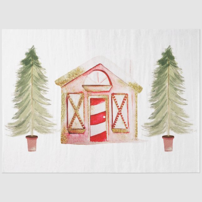 XMAS Gnome-Design 4 Seidenpapier (Vorderseite)