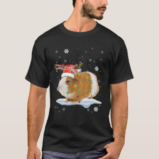 Xmas Guinea Weihnachten WeihnachtsLICHT Guinea T-Shirt
