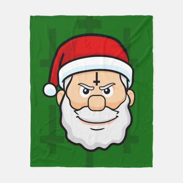 xmas hail santa fleecedecke (Vorderseite)