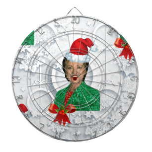 xmas-Hillary-Klaue Dartscheibe
