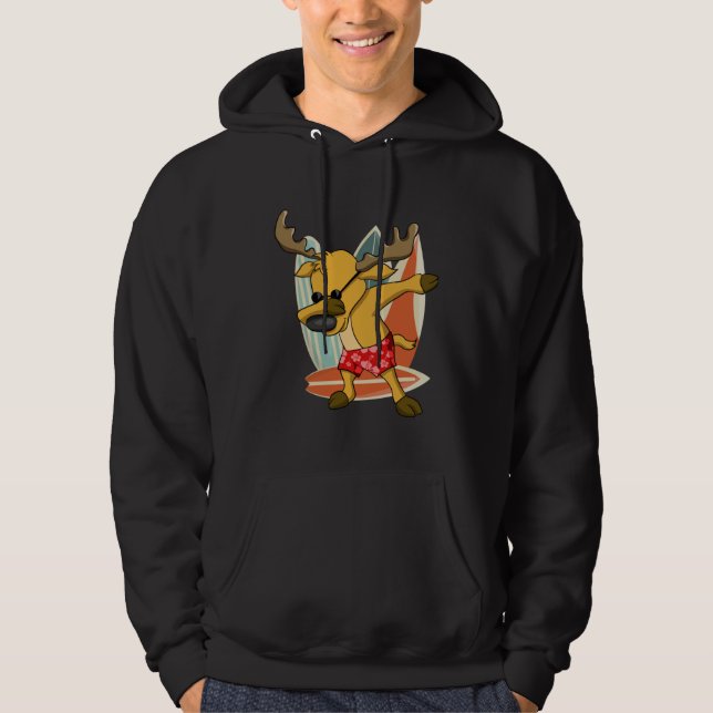 Xmas In Summer Party Boy Christmas In July Dabbing Hoodie (Vorderseite)