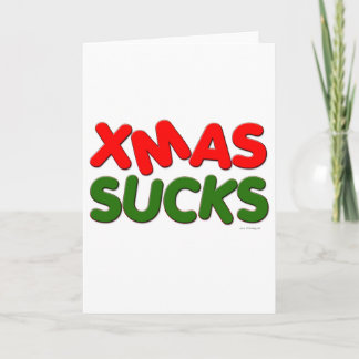 XMAS Ist zum Kotzen Feiertagskarte