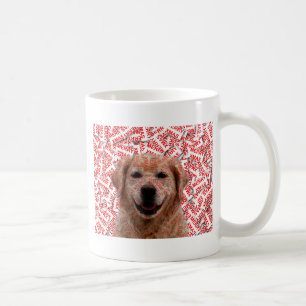Xmas lächelnder Golden Retriever Dog Tasse