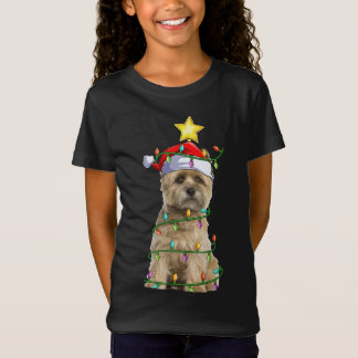 Xmas Leuchtturm Matching Santa Cairn Terrier Ch T-Shirt