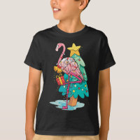 Xmas-Lichter Tropischer Flamingo Tier Weihnachten