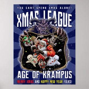 Xmas Liga Age of Krampus Poster