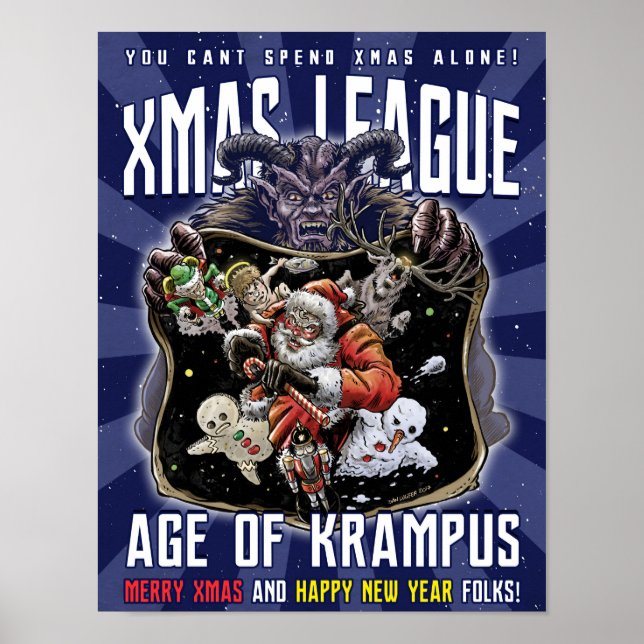 Xmas Liga Age of Krampus Poster (Vorne)