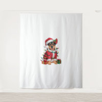 Xmas Lighting Santa Miniature Pinscher Hund Christ