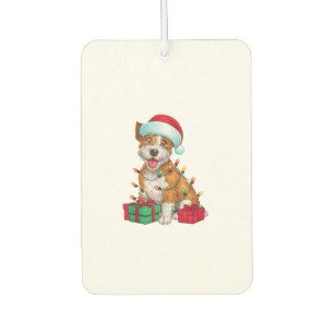 Xmas Lighting Weihnachtsmannmütze Cardigan Welsh C Autolufterfrischer