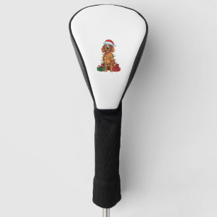 Xmas Lighting Weihnachtsmannmütze English Setter D Golf Headcover