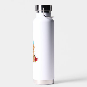 Xmas Lighting Weihnachtsmannmütze Maltipoo Dog Wei Trinkflasche
