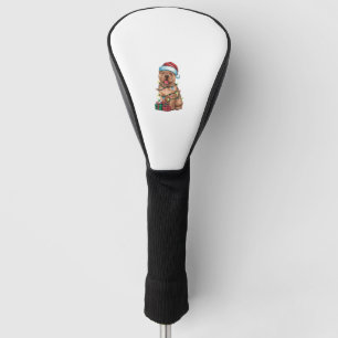 Xmas Lighting Weihnachtsmannmütze Shar Pei Dog Wei Golf Headcover