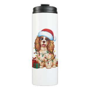 Xmas Lighting Weihnachtsmannmütze Tibetisch Spanie Thermosbecher
