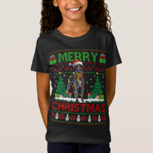 Xmas Lighting Weihnachtsmannmütze Ugly Irish Wolfh T-Shirt