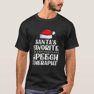 Xmas Lights Die Favoriten sprechen Therapeut Chr T-Shirt