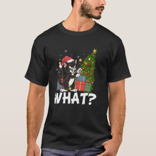 Xmas Lustiger Katzenliebhaber - Schiebt Weihnachts T-Shirt