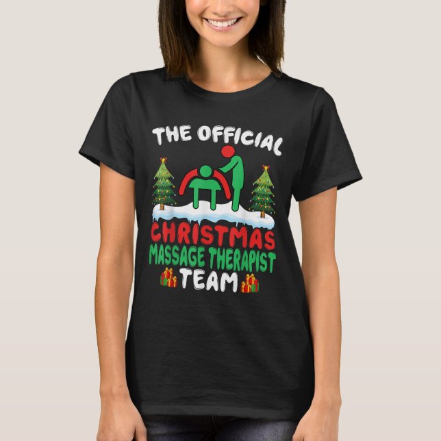 Xmas Mage Therast Team - Mage Therapy Christmas  T-Shirt (Vorderseite)