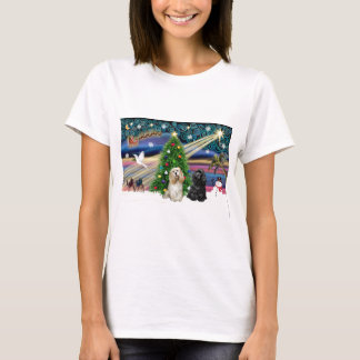 Xmas Magic-Cocker-Paar T-Shirt