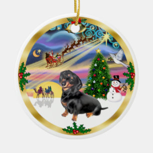 Xmas Magic - Dachshund (BT 4) Keramik Ornament