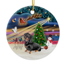 Xmas Magic - Dachshund (schwarz-loh 4)