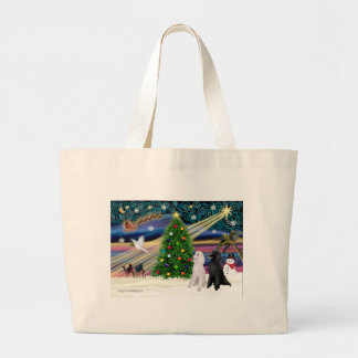 XMAS MAGIC-Pudel ST-Paar2 Jumbo Stoffbeutel