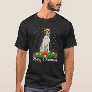 Xmas Matching Weihnachtsmannmütze Englisch Pointe T-Shirt