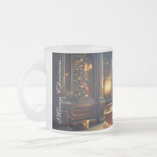 Xmas Motif mit Geschenken unter dem Weihnachtsbaum Mattglastasse