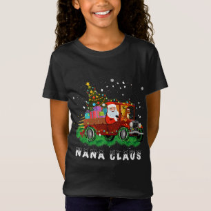 Xmas Nana Claus Red Truck Familie Weihnachten Paja T-Shirt