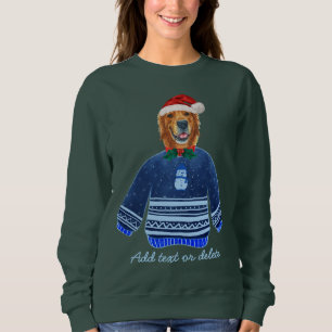 Xmas Niedlich Golden Retriever Ugg Christmas Hund  Sweatshirt