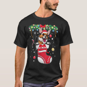 Xmas Niedliche Cardigan Welsh Corgi Dog zu Weihnac T-Shirt