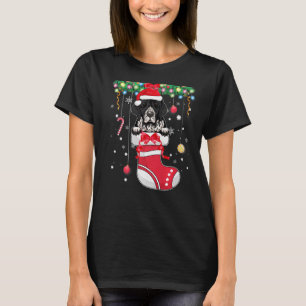 Xmas Niedlicher englischer Pointer Dog in Christma T-Shirt