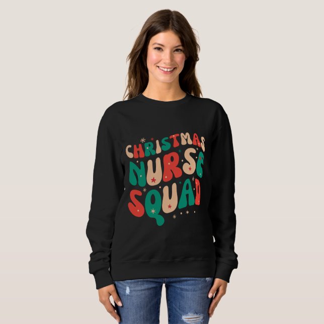 Xmas Nurse Squad Sweatshirt (Vorne ganz)