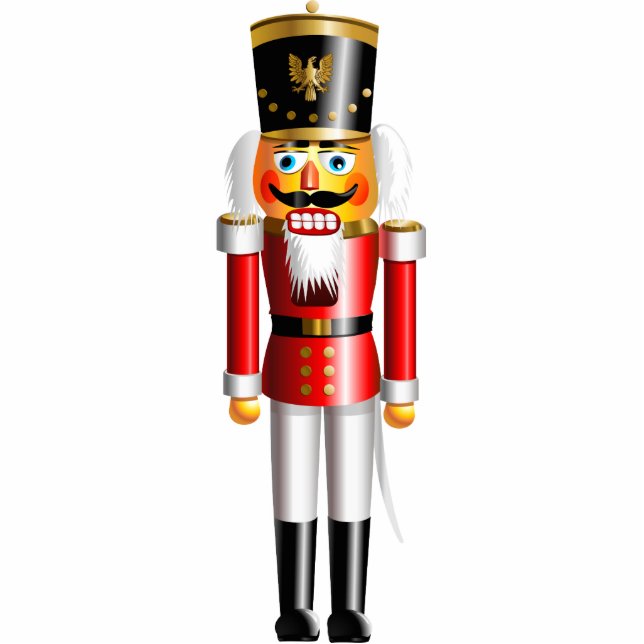 Xmas Nutcracker Fotoskulptur Magnet (Vorne)