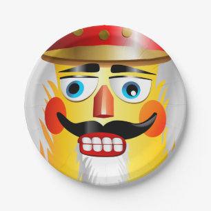 Xmas Nutcracker Toy Soldier mit Army Hat Paper Pl Pappteller