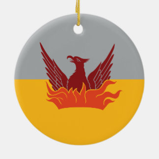 Xmas Ornament - San Francisco Fog & Gold Flag