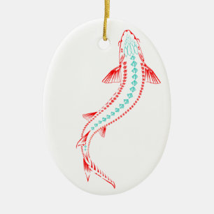 >XMAS ORNAMENT - STURGEON FISH - SWIMMINGSTURGEON