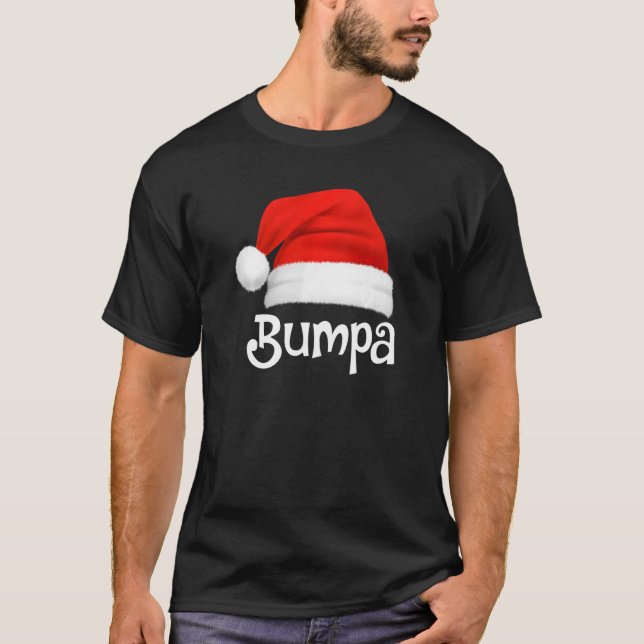 Xmas Pajama Group Matching Bumpa Christmas Hat T-Shirt (Vorderseite)