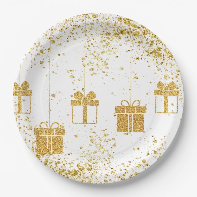 Xmas-Papierplatte Pappteller (Vorderseite)