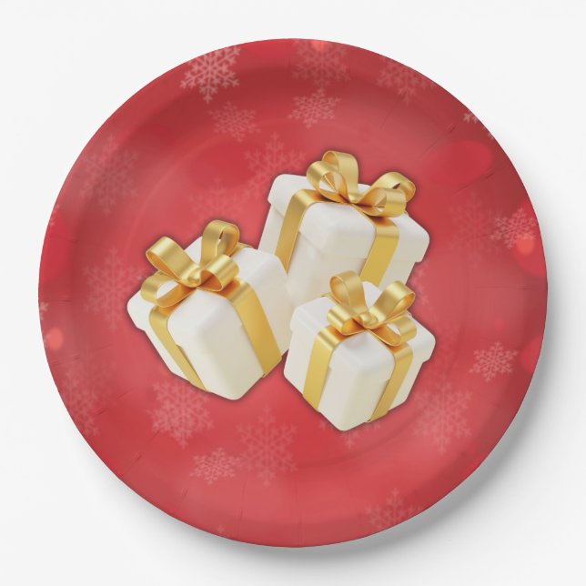 Xmas-Papierplatte Pappteller (Vorderseite)