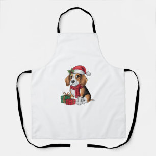 Xmas Party Dekoration Weihnachtsmann Beagle Weihna Schürze