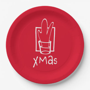 Xmas Party Pappteller