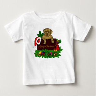 XMas Puppy Baby T-shirt