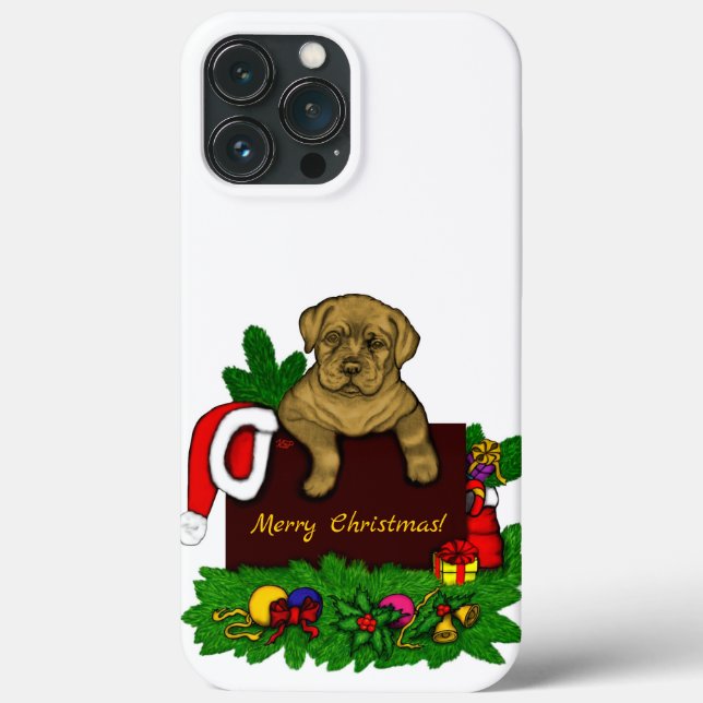 XMas Puppy Case-Mate iPhone Hülle (Rückseite)
