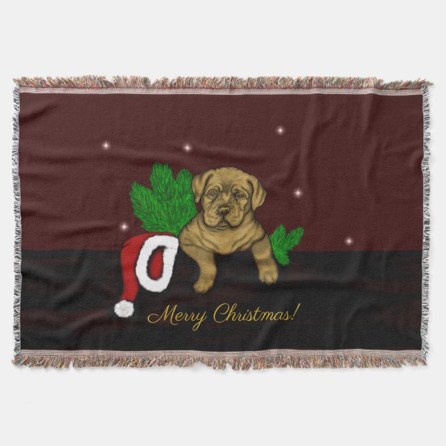 XMas Puppy Decke (Vorderseite)