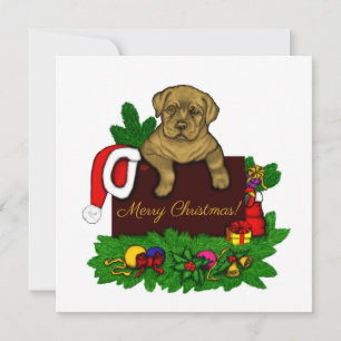 XMas Puppy Feiertagskarte
