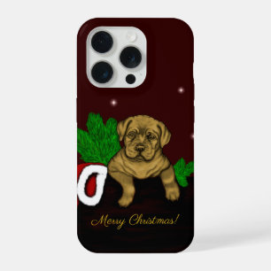 XMas Puppy iPhone 15 Pro Hülle