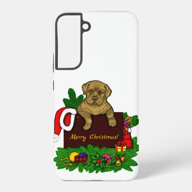 XMas Puppy Samsung Galaxy Hülle (Rückseite)