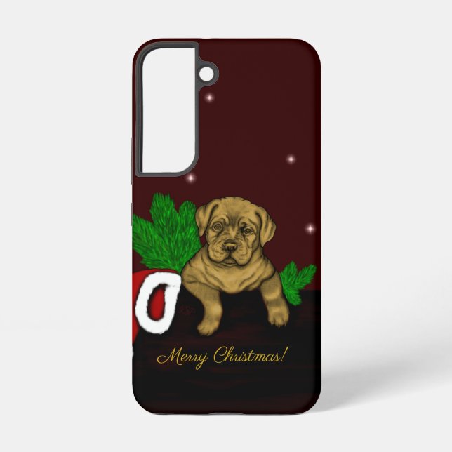 XMas Puppy Samsung Galaxy Hülle (Rückseite)